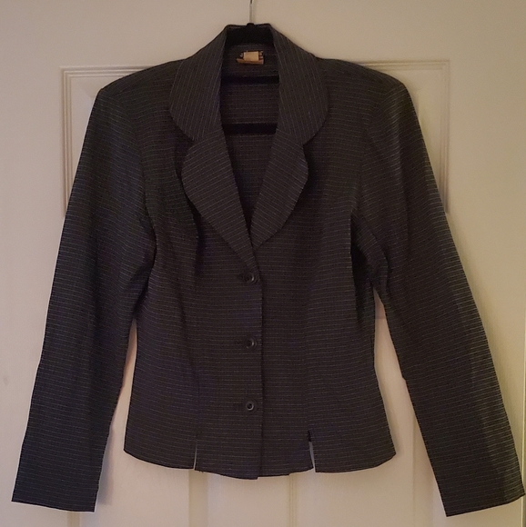 Splurge by ISB | Jackets & Coats | Fitted Pinstripe Blazersuit Jacket ...
